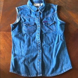 Wrangler denim tank top